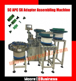 Optical Fiber SC APC SX Adapter Coupler Automatic Assembling Machine