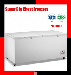 Super Big 1000L Big Belly Chest Freezer with Outside Condenser